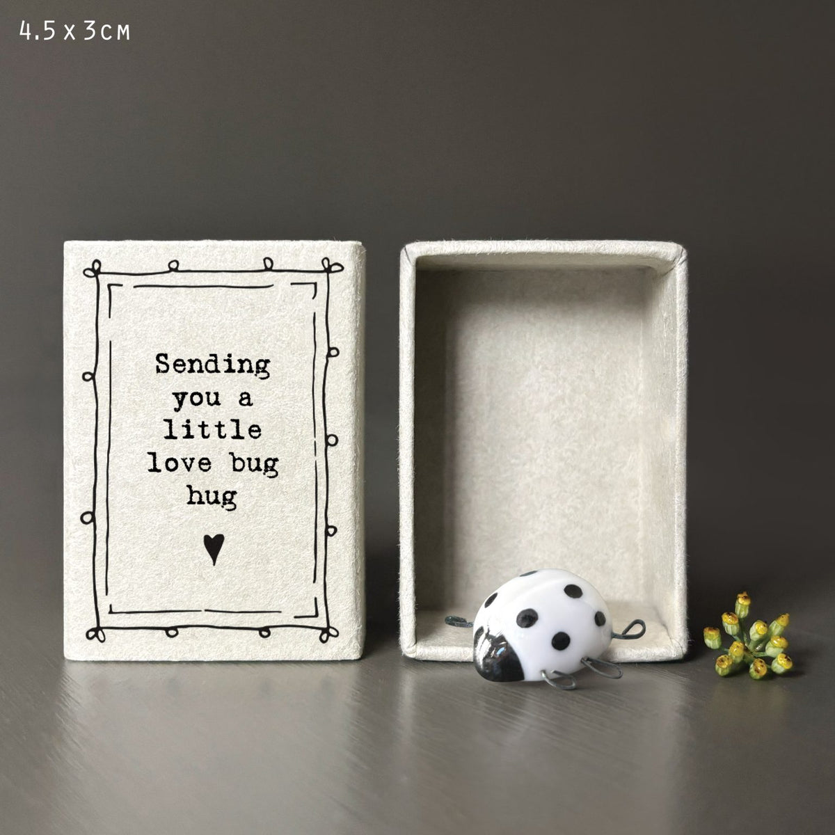 Love Bug Hug Matchbox Token