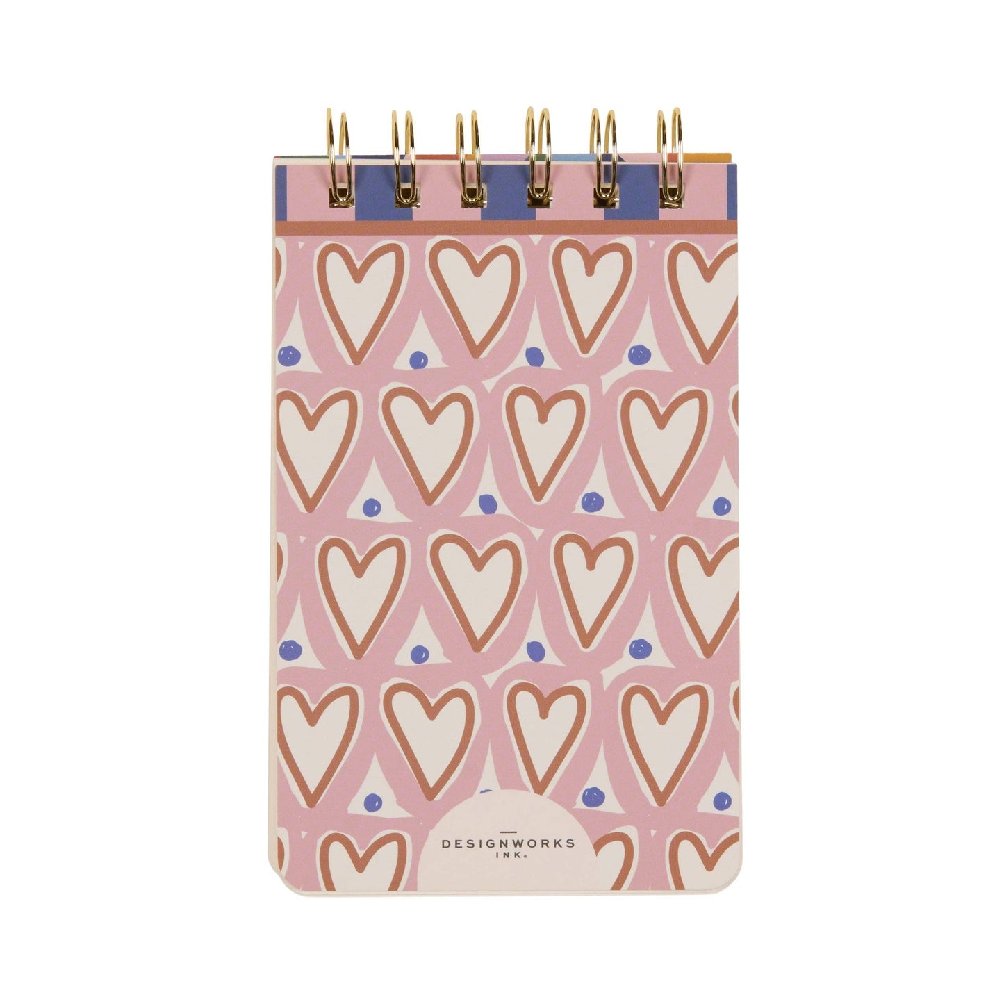 Hearts Twin Wire Notepad