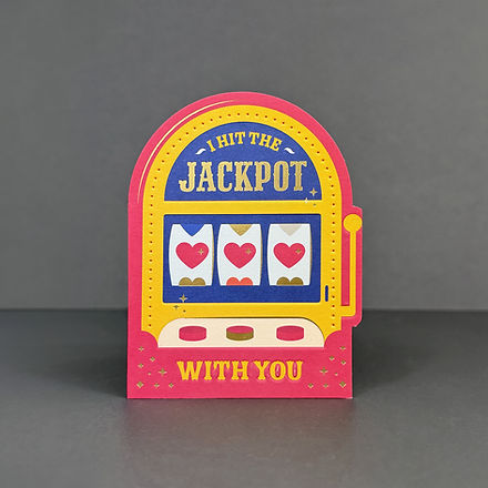 Hit the Jackpot - Greeting Card