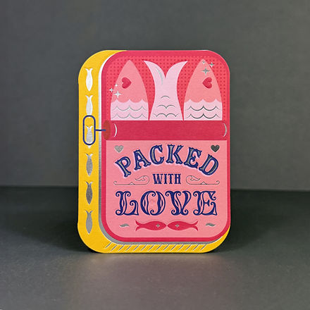 Tin of Sardines - Greeting Card