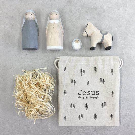 Jesus, Mary & Joseph Nativity Set