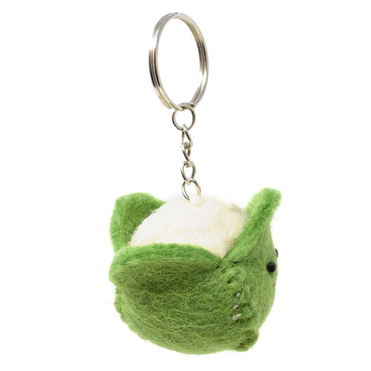 Felt Keychain - Cauliflower Felt Keyring