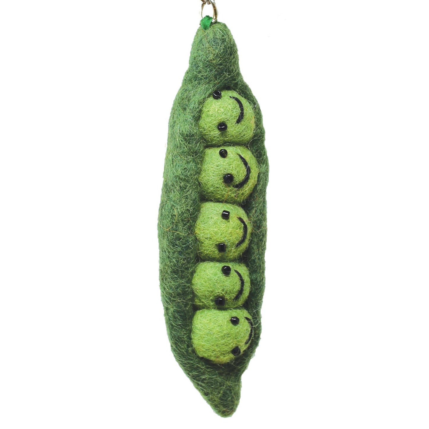 Felt Keychain - Peas In A Pod Felt Keyring