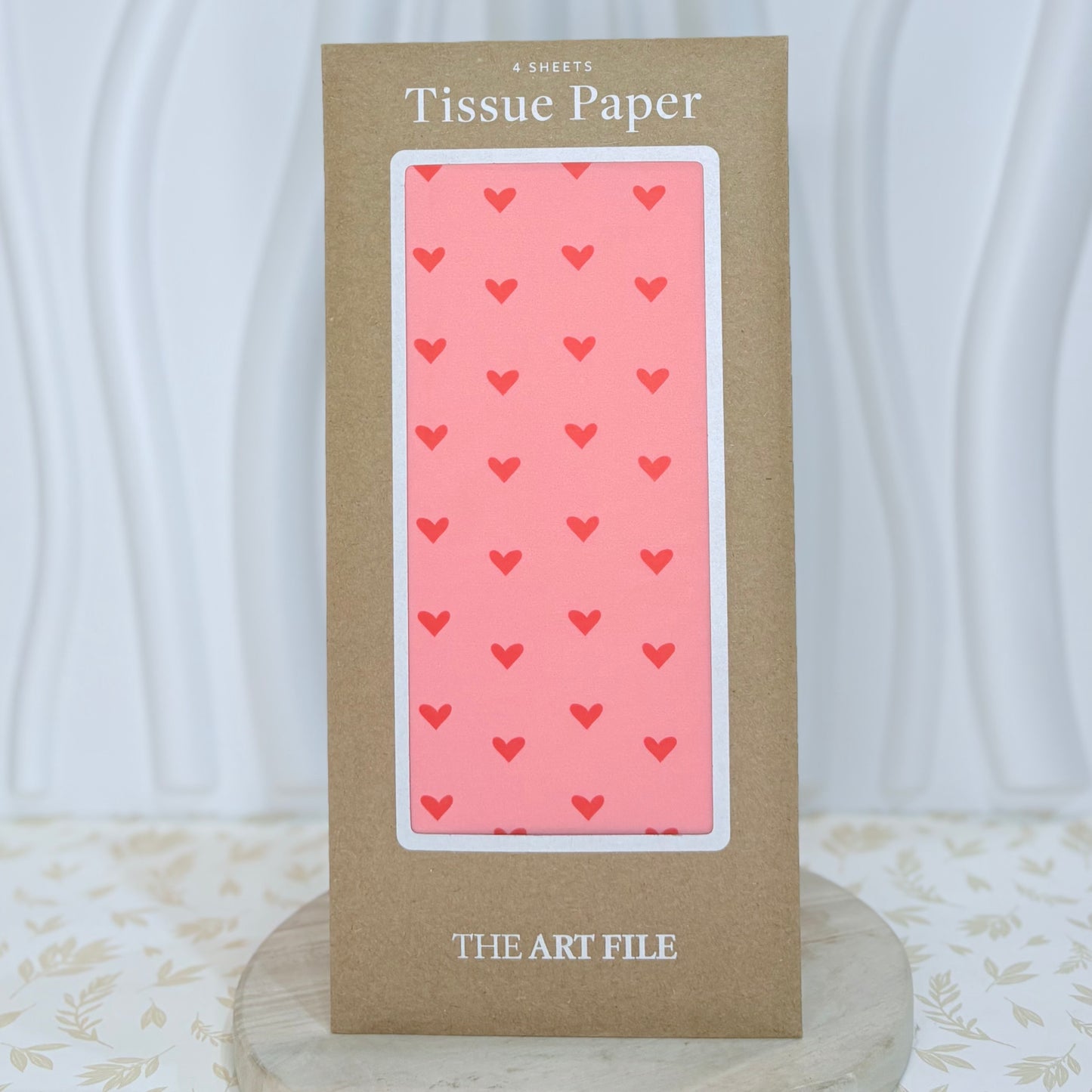 Pink & Red Hearts Tissues Paper
