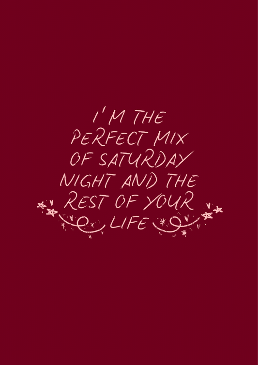 So easy to fall in love Olivia Dean inspired print