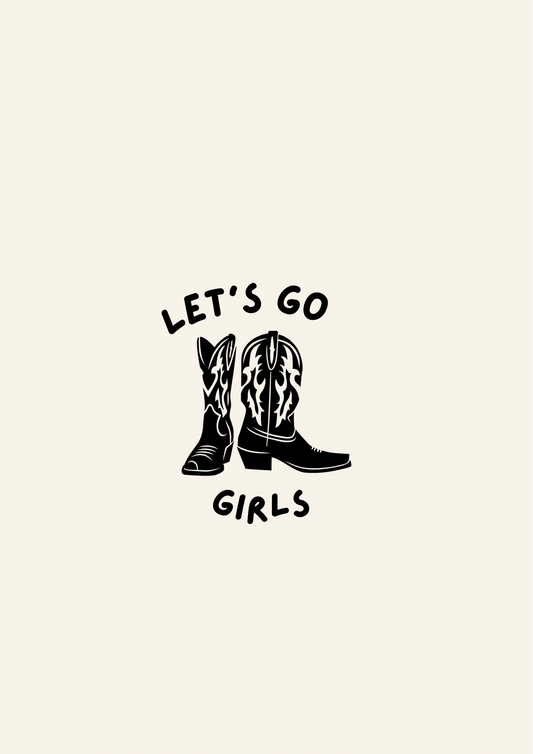 Let’s go girls print