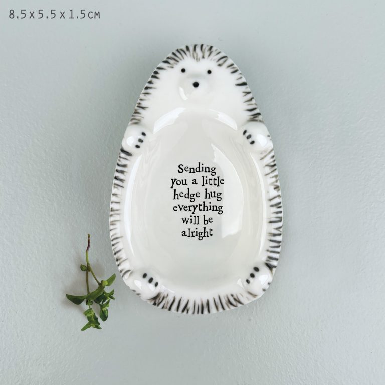 Flat dish-Hedgehog/Sending you a hug