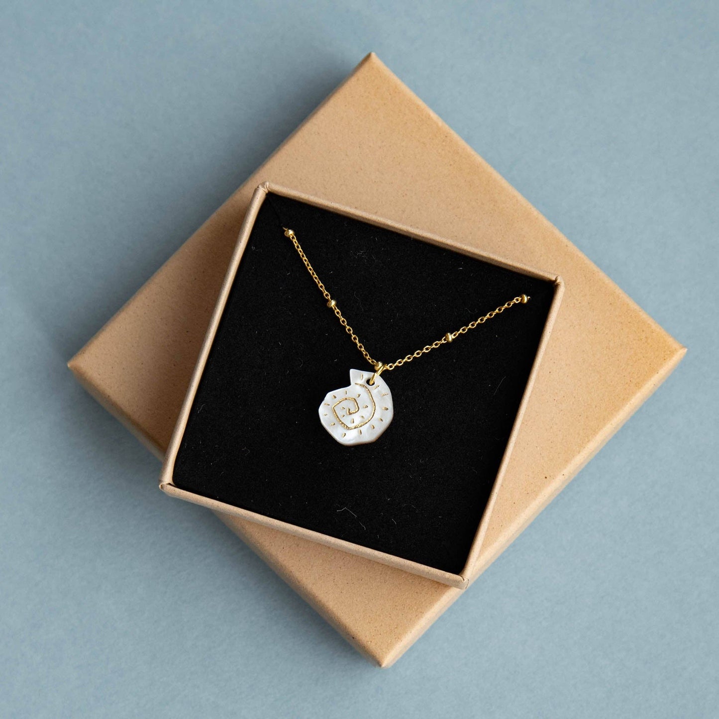 Pearly White Shell Necklace