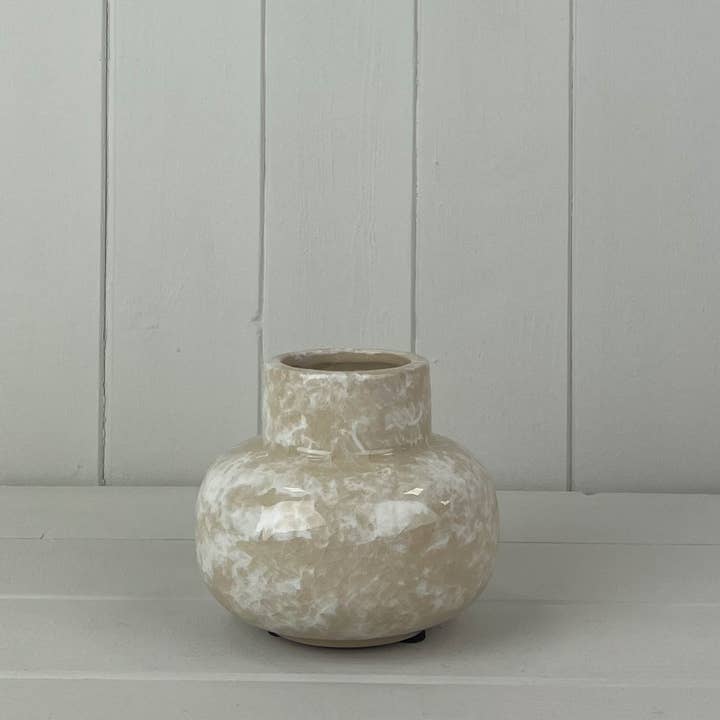 Marbled Ceramic Vase (13cm)