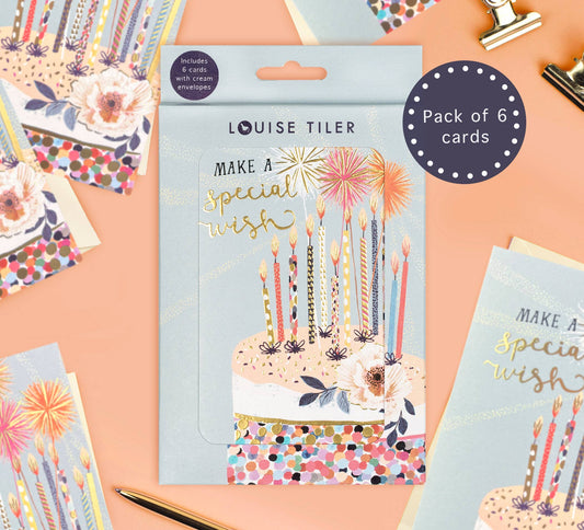 Birthday Special Wish Cards | Boxed Pack of 6