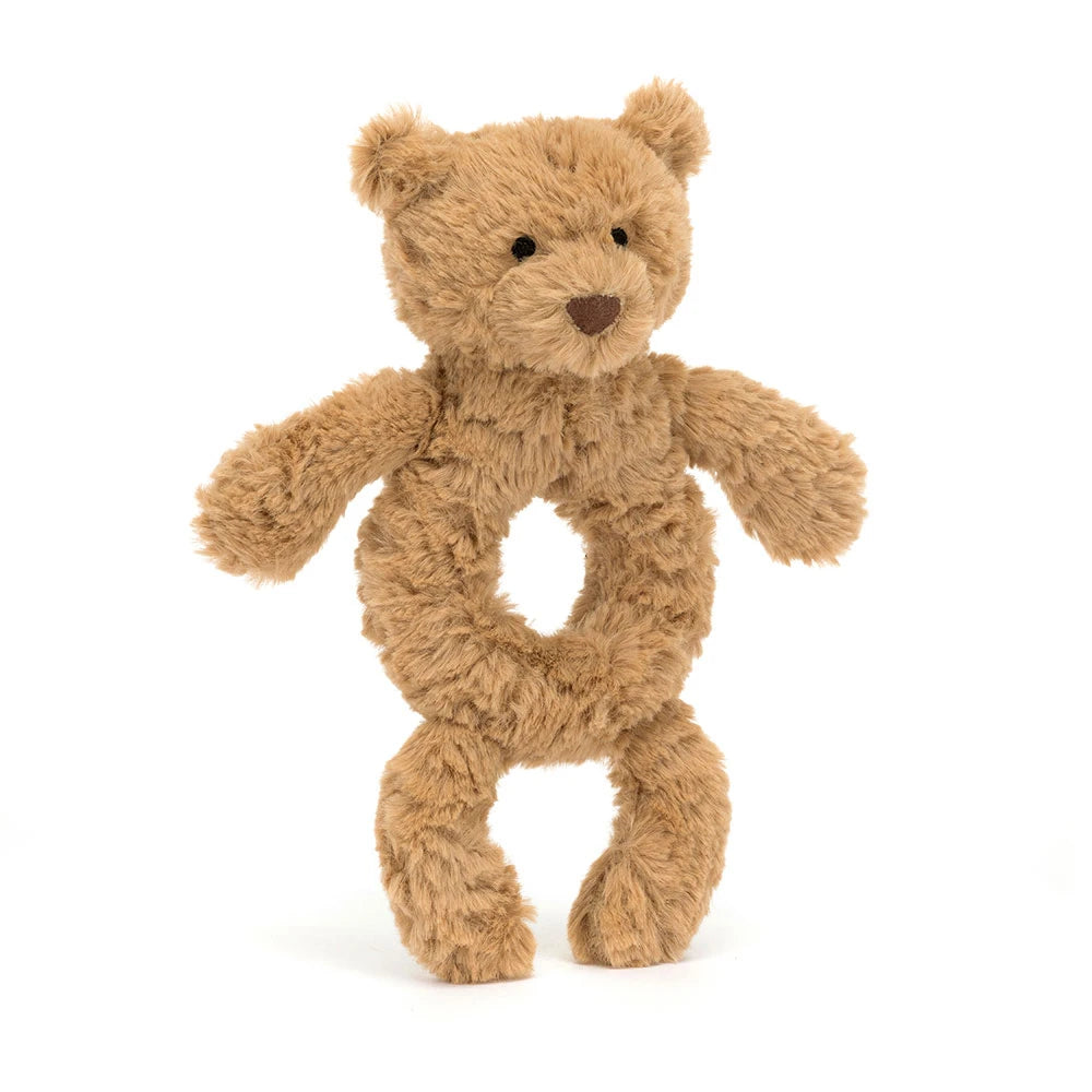 Bartholomew Bear Ring Rattle Jellycat