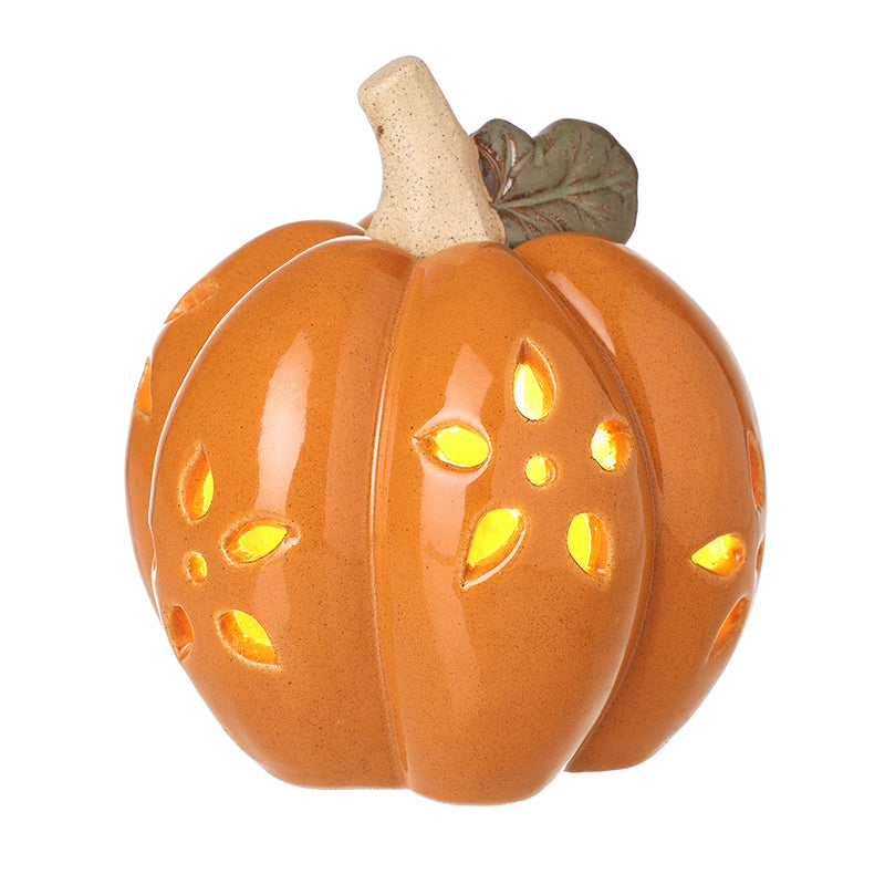 Porcelain Led Pumpkin