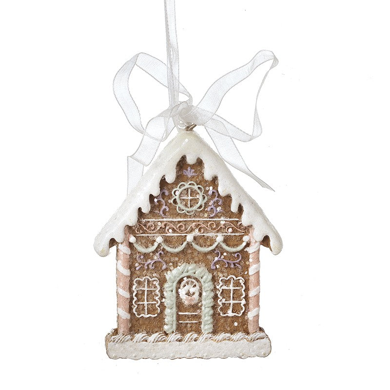 Resin Gingerbread House Hanging Decor