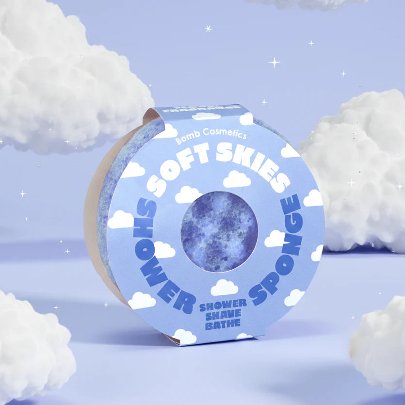 Shower Sponge - Soft Skies