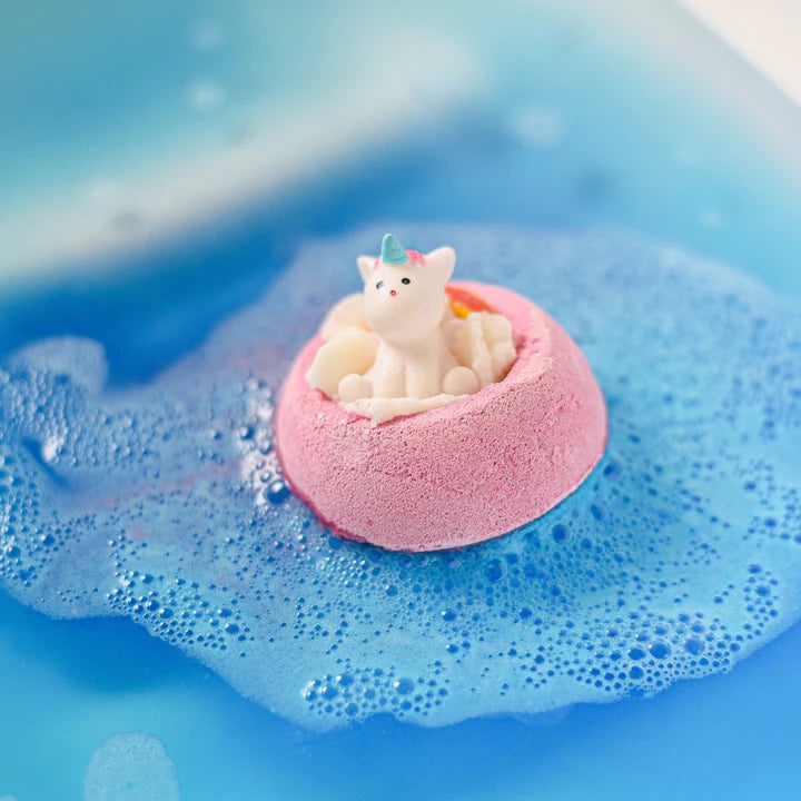 Natural Bath Bomb- Born to be a Unicorn (Raspberry Ripple)
