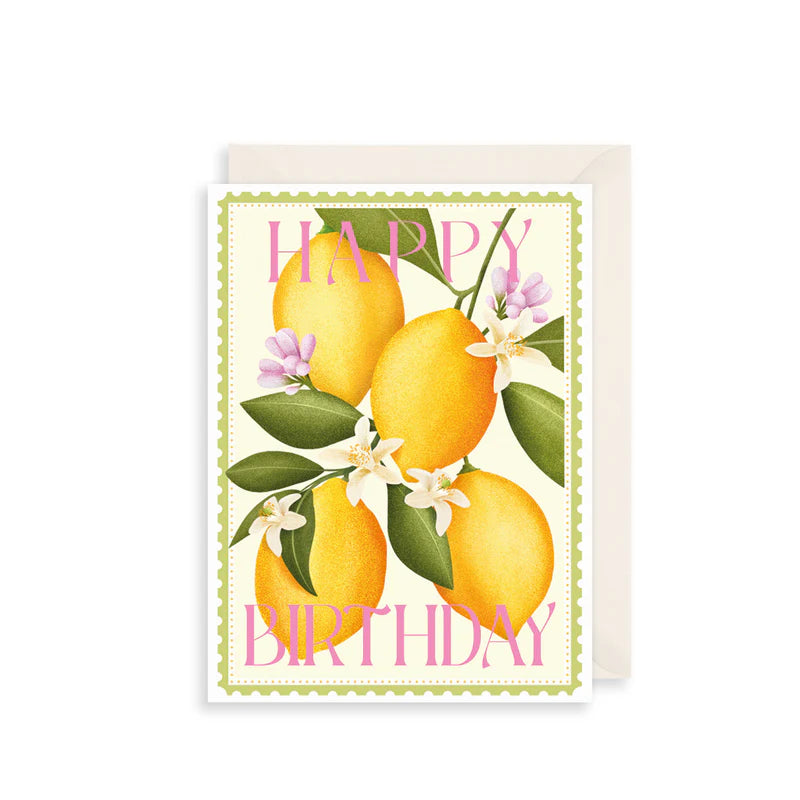 Lemons | Small Birthday Card