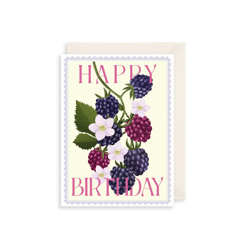 Blackberries | Small Birthday Card