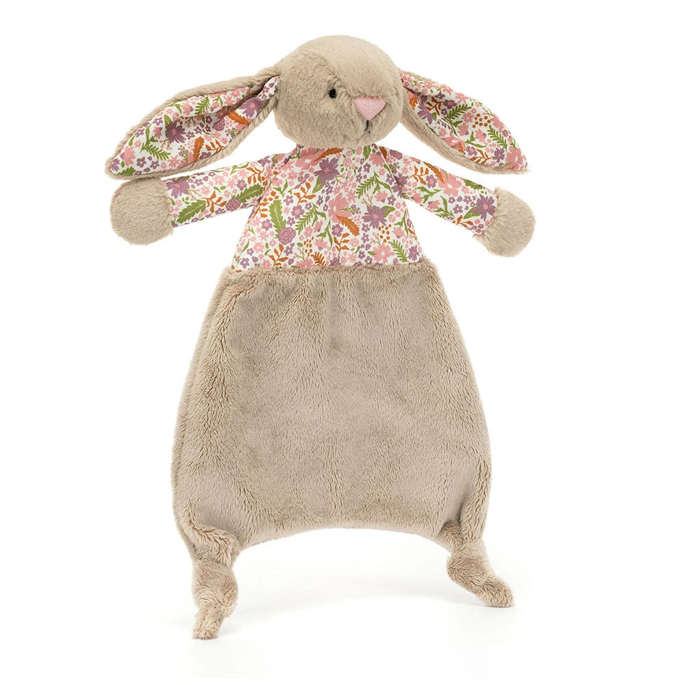 Blossom Beige Bunny 'Petal' Comforter Jellycat