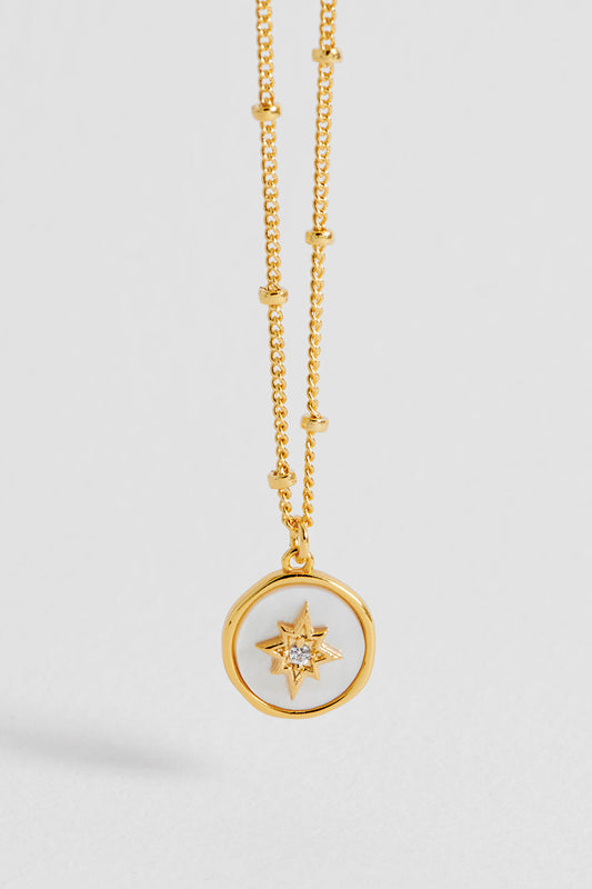 North Star Coin Necklace