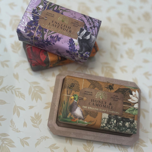 Handmade Jesmonite Soap Dish - Rectangle