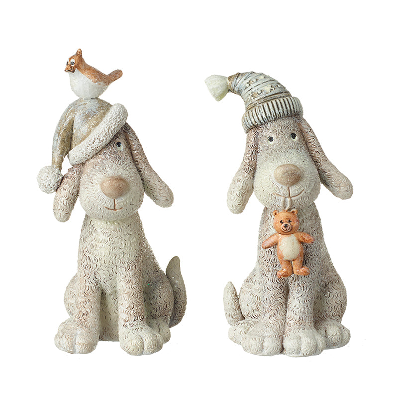 Sitting Dogs In Hats