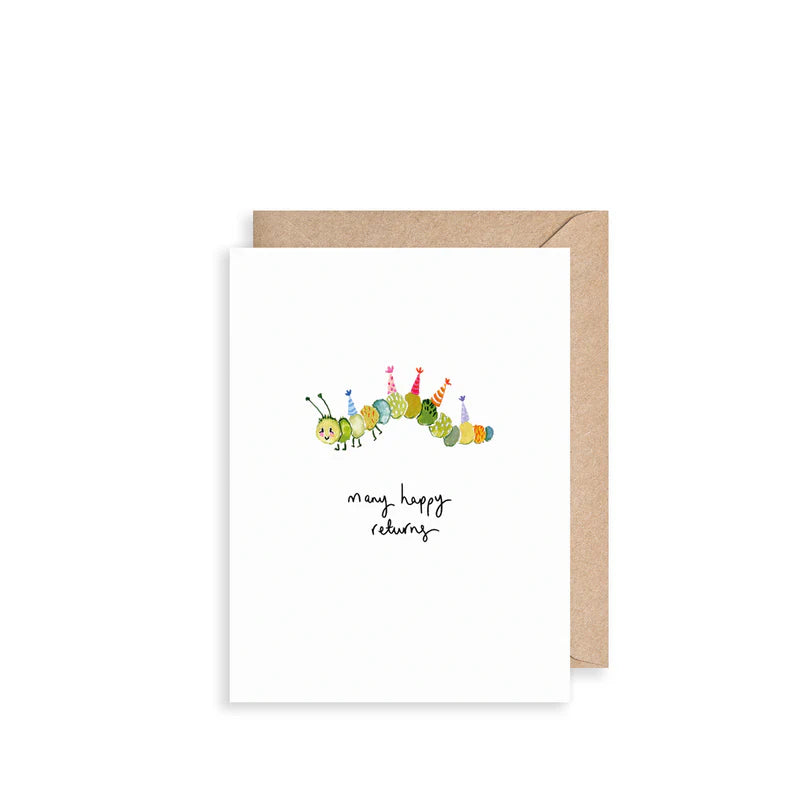 Caterpiller Happy Returns Mini Card