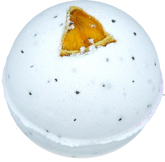 Natural Bath Bomb- Lemon & Poppy Seed