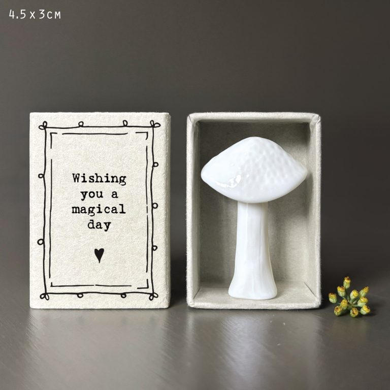Porcelain Matchbox Token - Wishing you a magical day