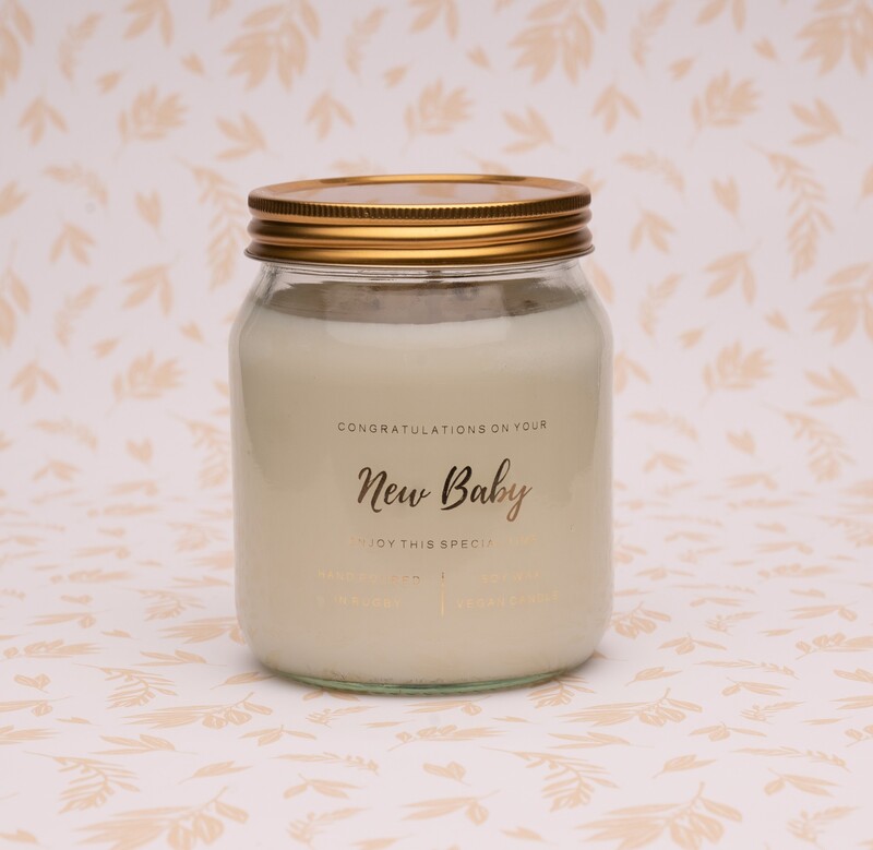 Personalised Honey Jar Candle – Add Your Own Message