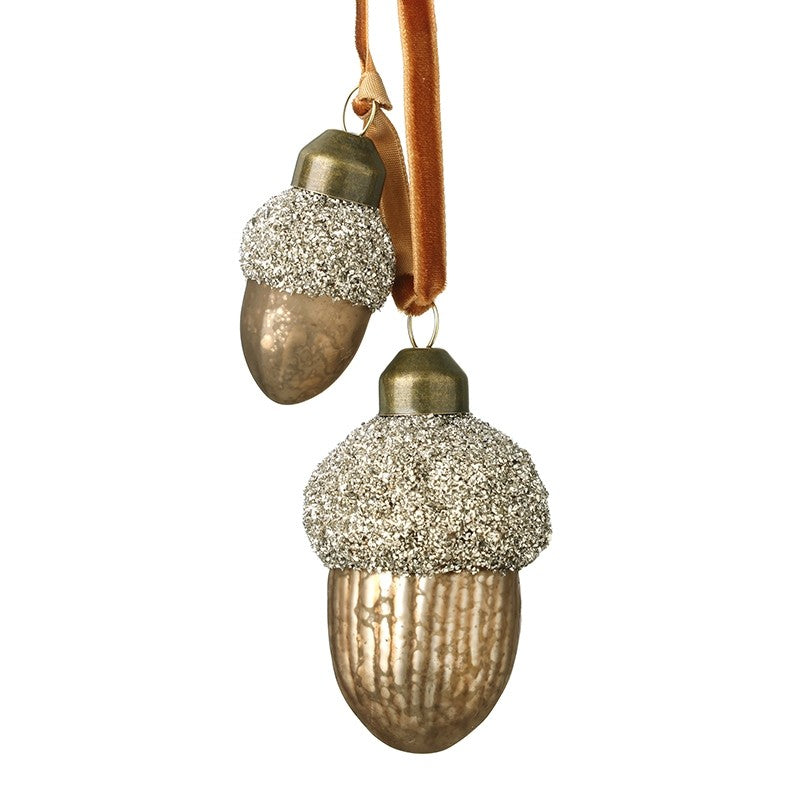 Gold Acorns Hanger
