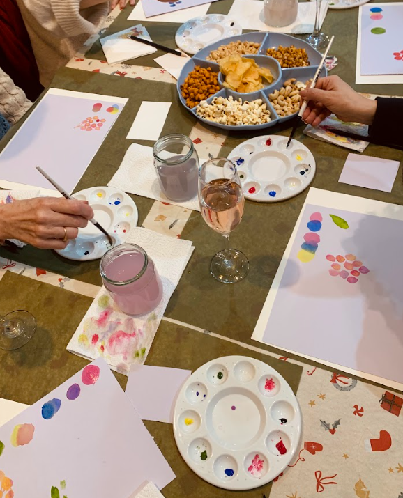 Watercolour & Wine Workshop