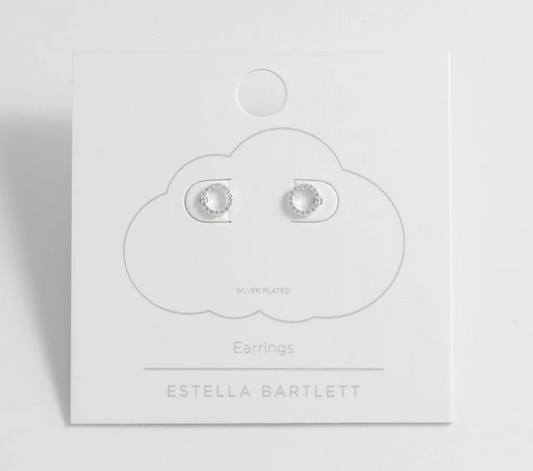 Circle Earrings - Silver Plated