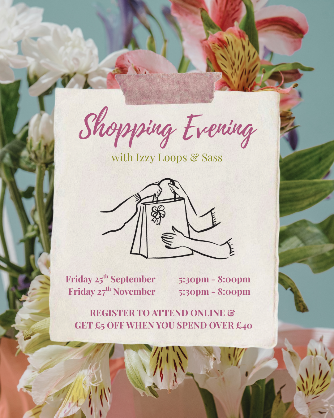 Shopping Evening Registration