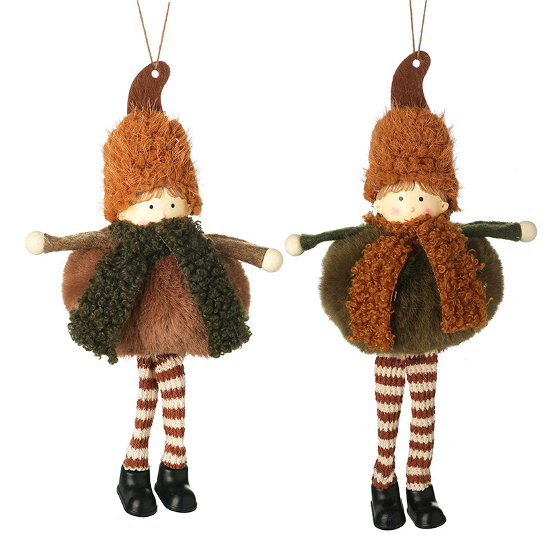 Fluffy Pom Pom girl | hanging decoration