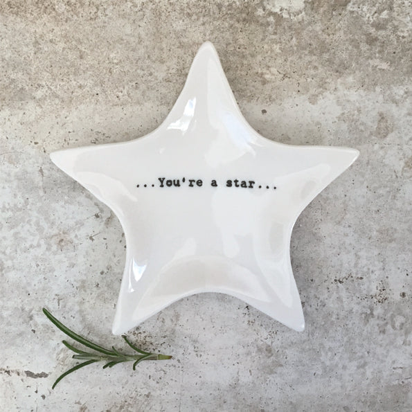 Wobbly Star Dish - You're A Star