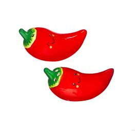 Chilli Salt & Pepper Shakers