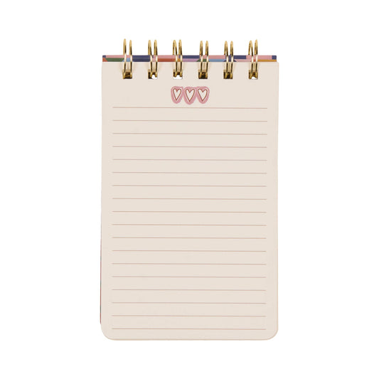 Hearts Twin Wire Notepad
