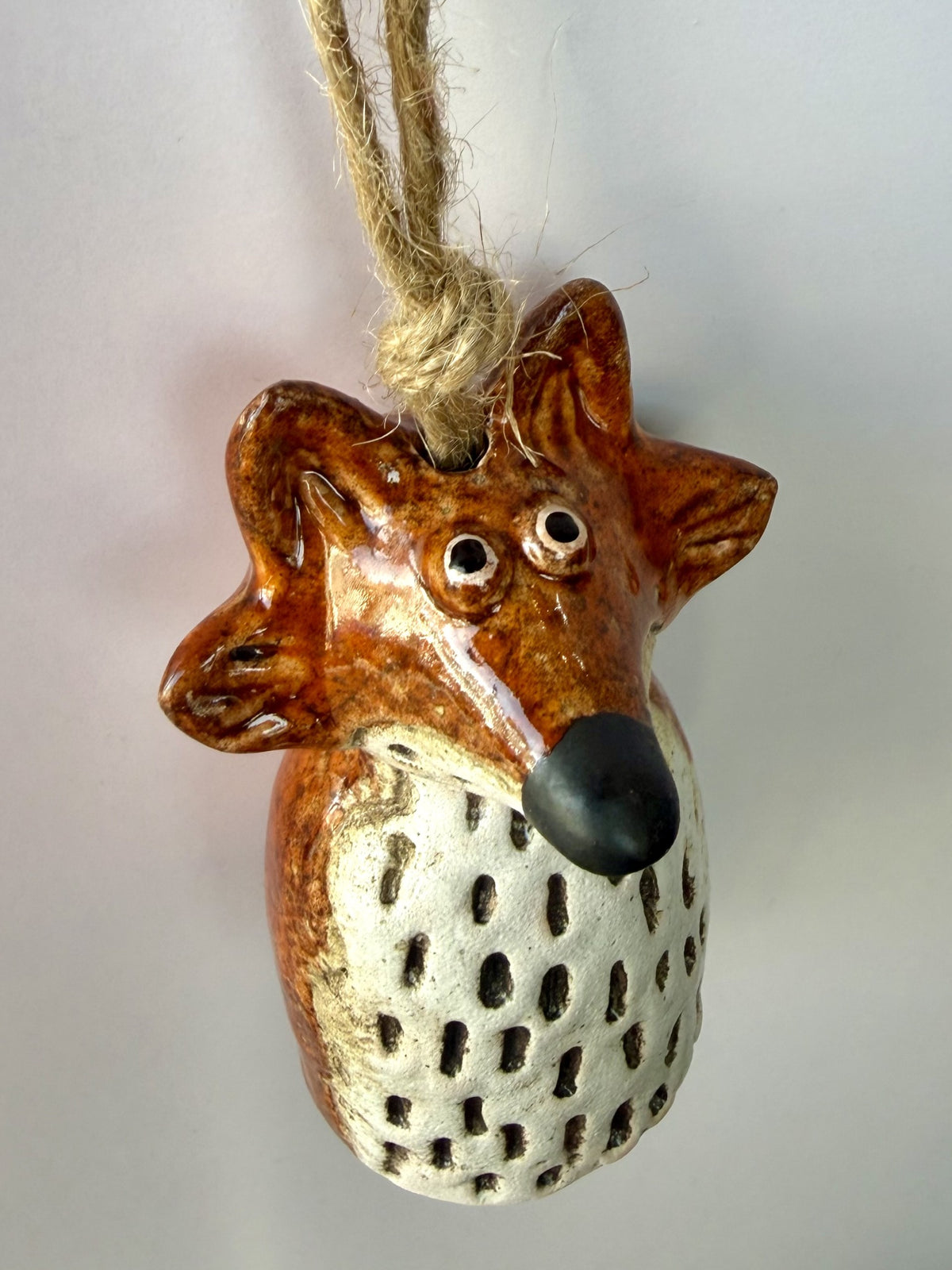 Fox Bell | Reactive Amber Stoneware glaze