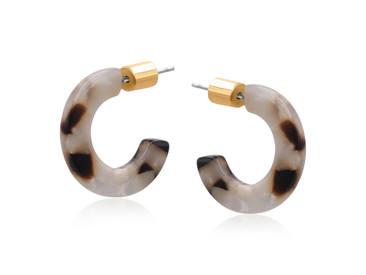 SOFIA FLAT HOOP PETITE EARRINGS