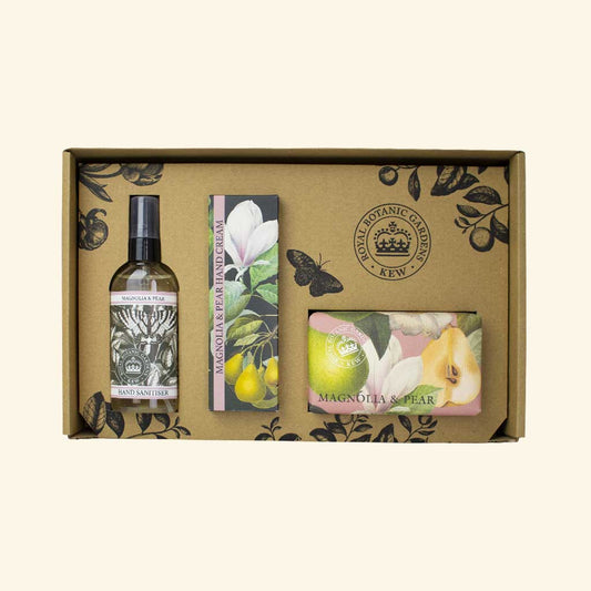 Kew Gardens Magnolia and Pear Luxury Hand Care Gift Box