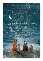I'll be there in your heart | Positive Greetings Card