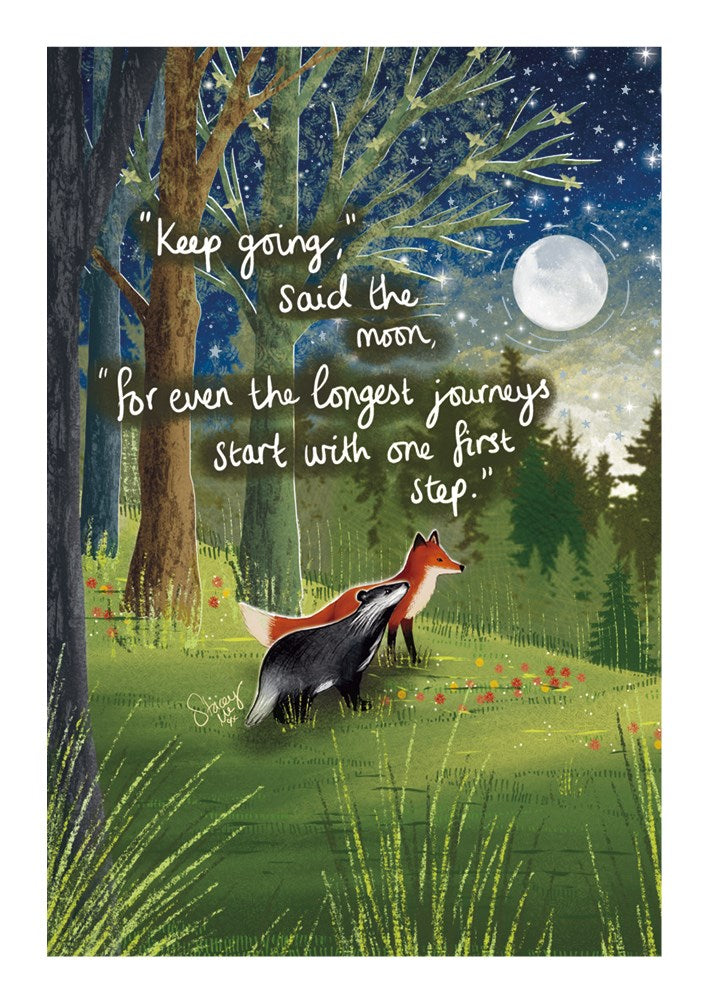 Fox Under The Moon - One First Step