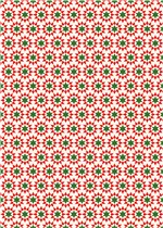 Geo Stars Xmas Roll Wrap