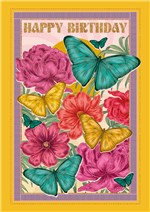 Happy Birthday Butterfly card