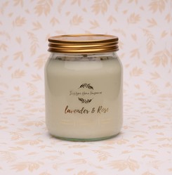 Lavender & Rose Honey Jar candle