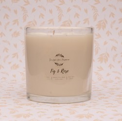 Fig & rose Three wick candle