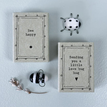 Love Bug Hug Matchbox Token