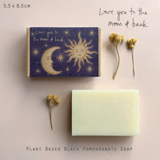 Boxed celestial soap-Love you to the moon