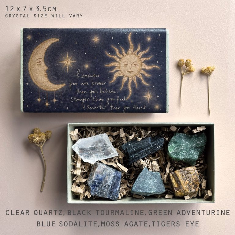 Celestial crystal set-Remember you are braver