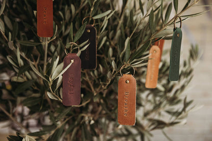 Encouraging Affirmation Leather Keyring